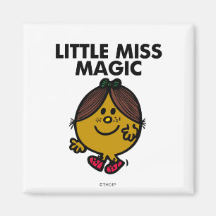Little Miss Magic Black Lettering Magnet