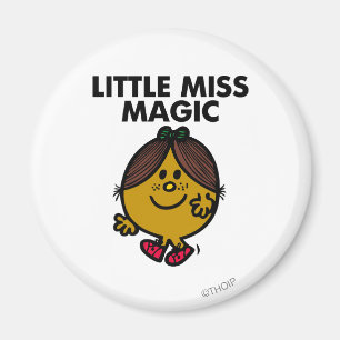 Little Miss Magic Black Lettering Magnet