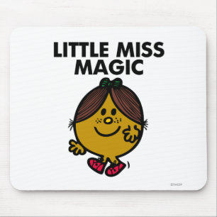 Little Miss Magic Black Lettering Mouse Pad