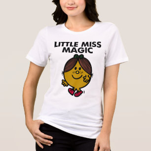 Little Miss Magic Black Lettering Tri-Blend Shirt