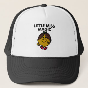 Little Miss Magic Black Lettering Trucker Hat