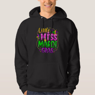 Little Miss Mardi Gras Mardi Gras Costume Girl Ki Hoodie