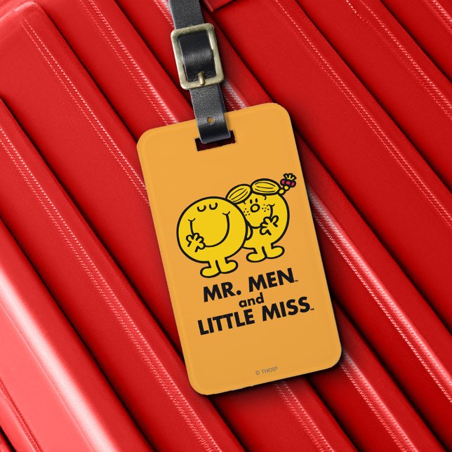 Little Miss & Mr. Little Luggage Tag (Luggage tag on luggage)