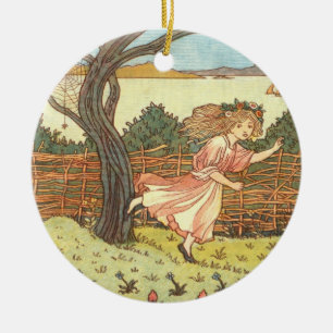 "Little Miss Muffet" Ceramic Ornament