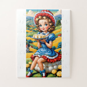 Little Miss Muffett Jigsaw Puzzle
