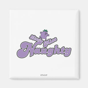 Little Miss Naughty Balancing Act Magnet