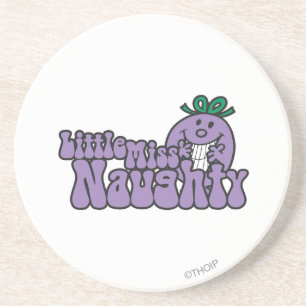 Little Miss Naughty Hiding Coaster