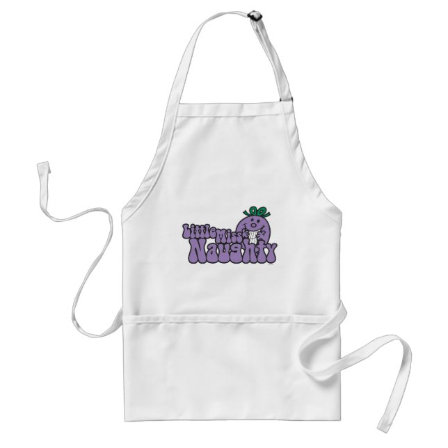 Little Miss Naughty Hiding Standard Apron (Front)