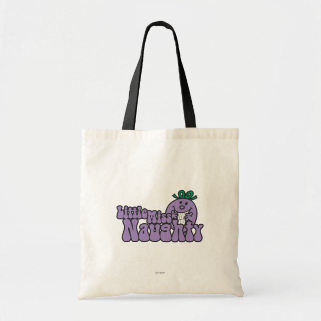 Little Miss Naughty Hiding Tote Bag (Front)