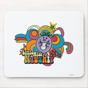 Little Miss Naughty Rainbow Mouse Pad