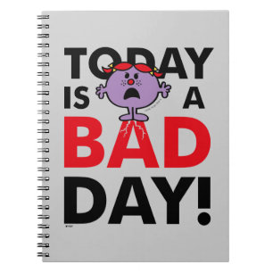 Little Miss Naughty Today is a Bad Day Notebook