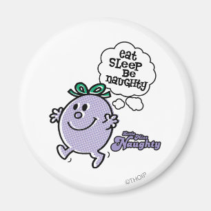 Little Miss Naughty's Three Step Plan Magnet