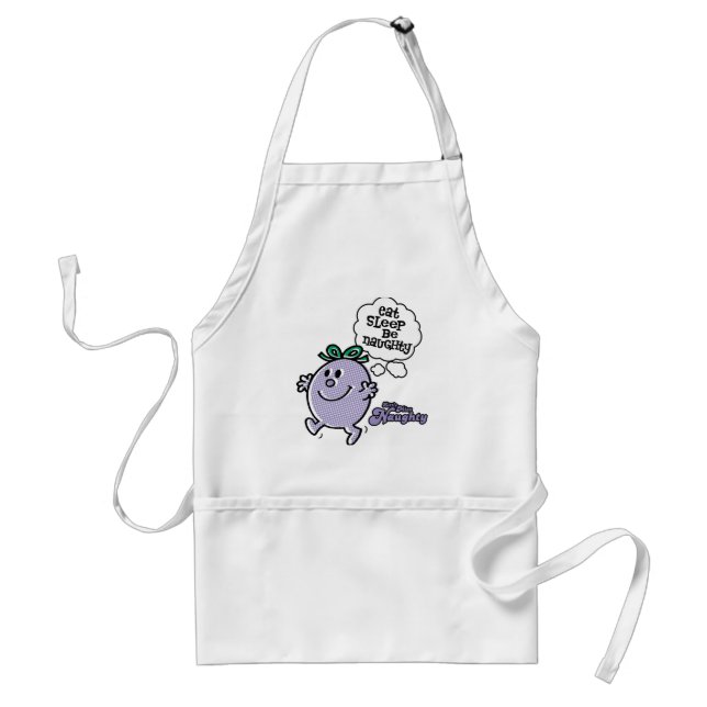 Little Miss Naughty's Three Step Plan Standard Apron (Front)