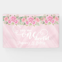 Little Miss ONEderful 1st First Birthday