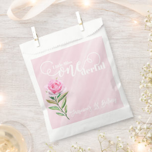 Little Miss ONEderful 1st First Birthday Favour Bag