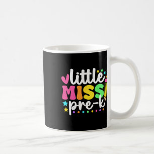 Little Miss Pre-k Back To School Teachers Students Coffee Mug
