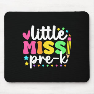 Little Miss Pre-k Back To School Teachers Students Mouse Pad