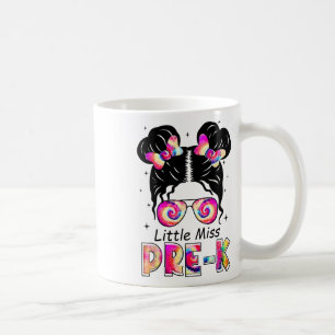 Little Miss Pre-k Girls Ck To School Shirt Daughte Coffee Mug