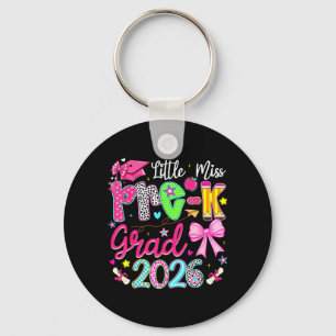 Little Miss Pre-K Grad 2026 Preschool Graduation Key Ring