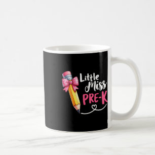 Little Miss Pre-k Shirt Back To School Pre Kinderg Coffee Mug
