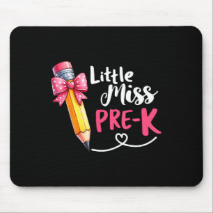 Little Miss Pre-k Shirt Back To School Pre Kinderg Mouse Pad