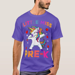 Little Miss PreK Preschool First Day Of School Uni T-Shirt