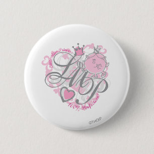 Little Miss Princess - 100% Perfection 6 Cm Round Badge