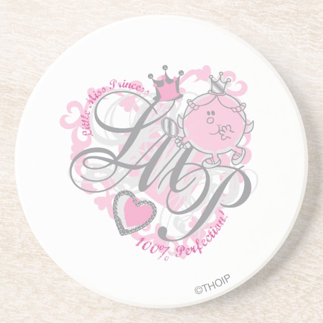 Little Miss Princess - 100% Perfection Coaster (Front)