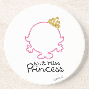 Little Miss Princess   Blank Face Coaster