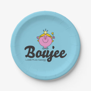 Little Miss Princess Boujee Paper Plate