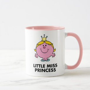 Little Miss Princess Crown Background Mug