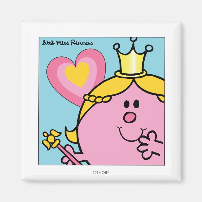 Little Miss Princess | Extreme Closeup Magnet (Front)