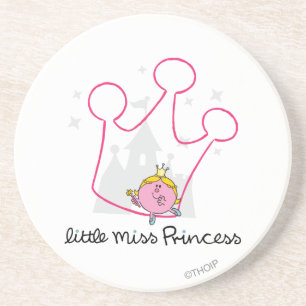 Little Miss Princess Giant Pink Crown Coaster