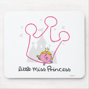 Little Miss Princess   Giant Pink Crown Mouse Pad