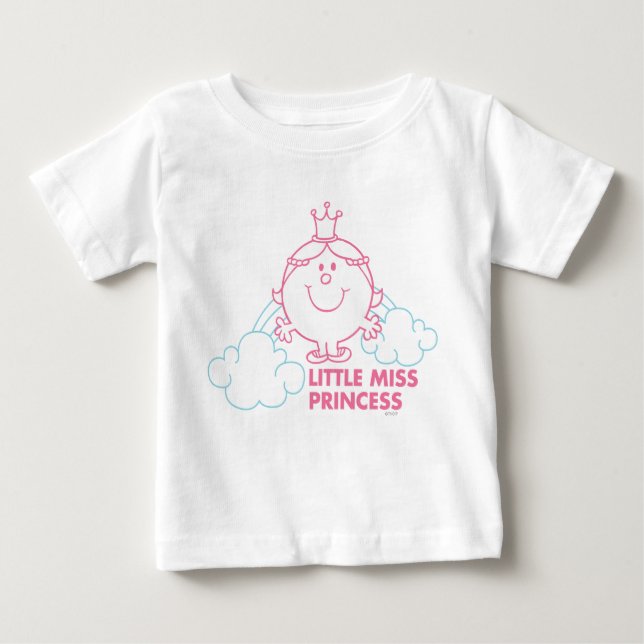 Little Miss Princess | Head In The Clouds Baby T-Shirt (Front)