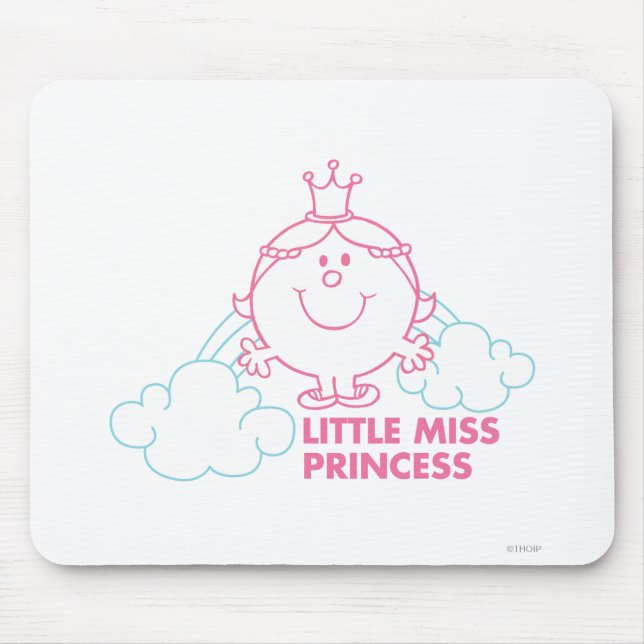 Little Miss Princess | Head In The Clouds Mouse Pad (Front)