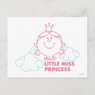 Little Miss Princess Head In The Clouds Postcard