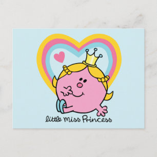 Little Miss Princess   Hearts Postcard