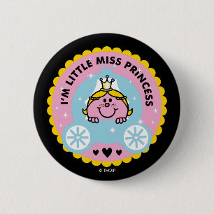 Little Miss Princess I'm A Princess 6 Cm Round Badge