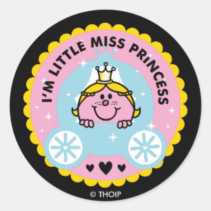 Little Miss Princess   I'm A Princess Classic Round Sticker