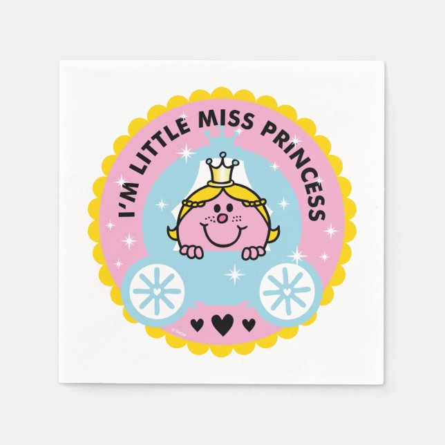 Little Miss Princess | I'm A Princess Napkin (Front)
