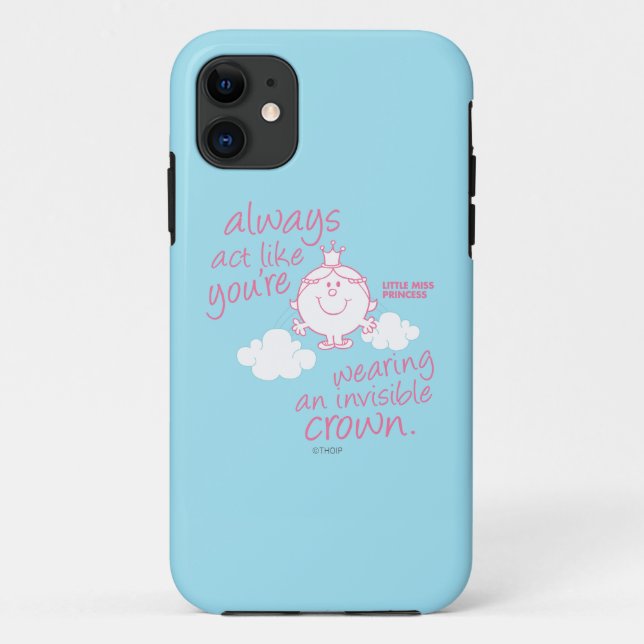 Little Miss Princess | Invisible Crown Case-Mate iPhone Case (Back)
