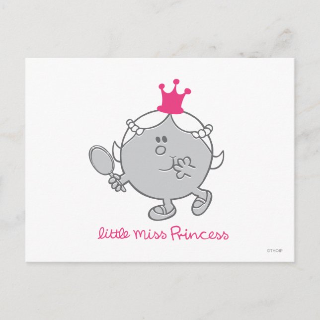 Little Miss Princess | Mirror Mirror Postcard (Front)