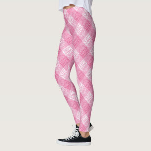 Little Miss Princess   Pretty In Pink Pattern Leggings