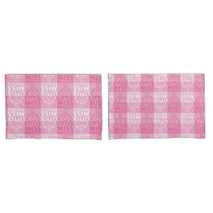 Little Miss Princess   Pretty In Pink Pattern Pillowcase