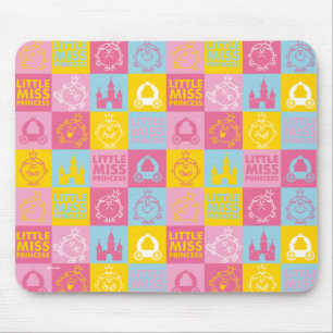 Little Miss Princess Pretty Pastel Pattern Mouse Pad
