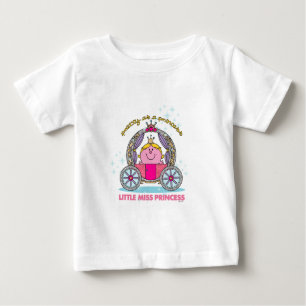 Little Miss Princess   Sparkling Carriage Baby T-Shirt