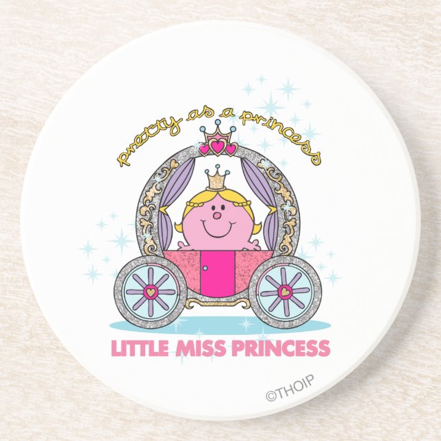 Little Miss Princess | Sparkling Carriage Coaster (Front)