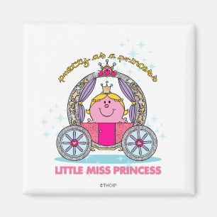 Little Miss Princess Sparkling Carriage Magnet