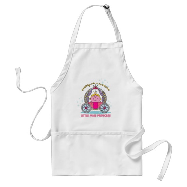 Little Miss Princess | Sparkling Carriage Standard Apron (Front)